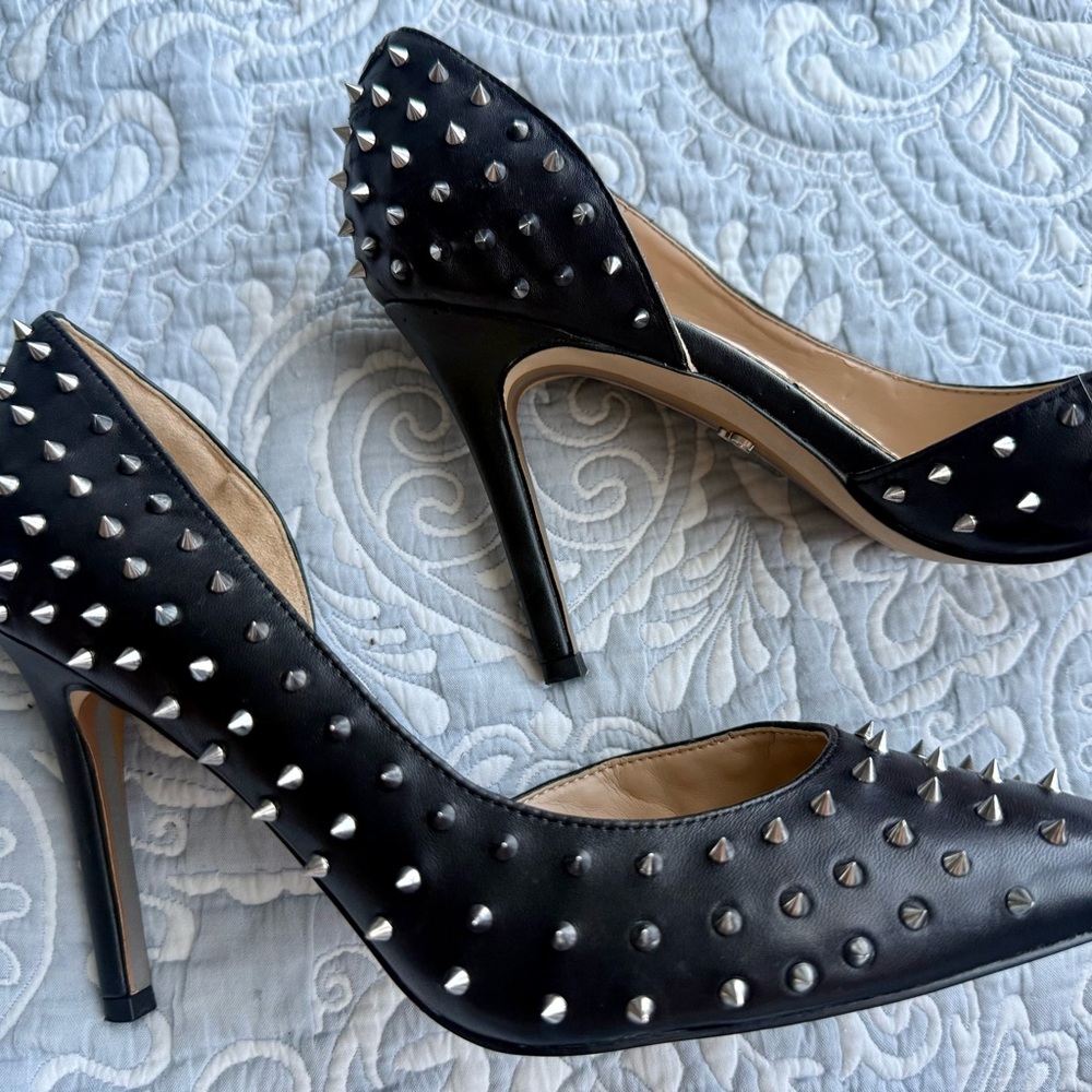 Sam Edelman Black Studded Heels